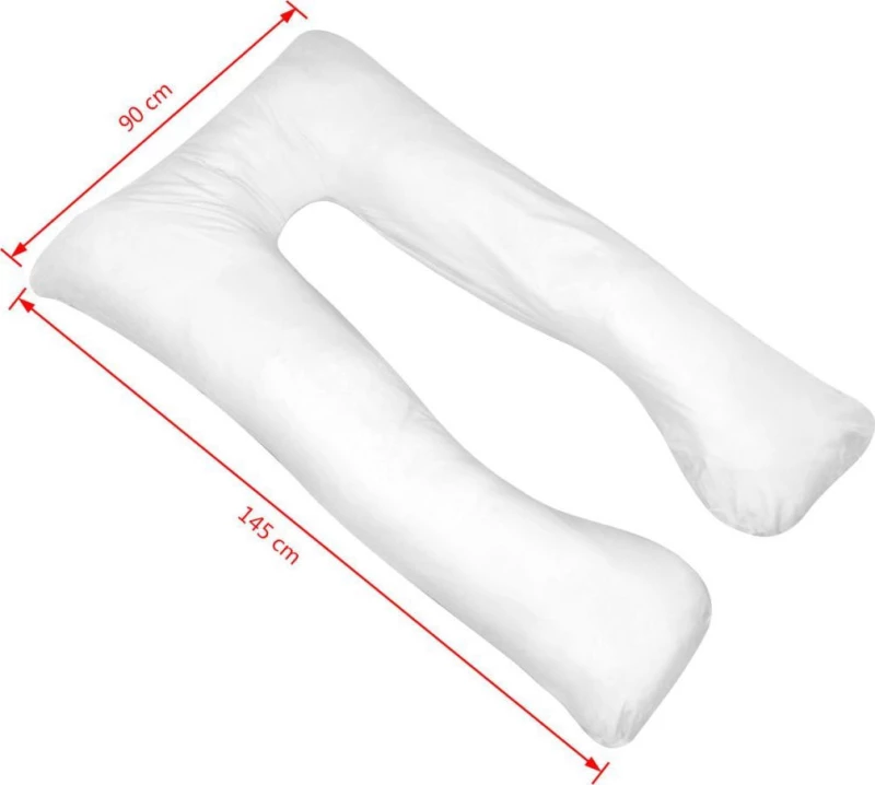 vidaXL Μαξιλάρι Εγκυμοσύνης White