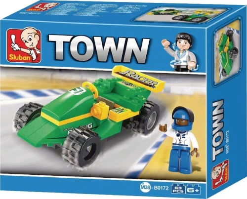Sluban Town: Racing Car 63τμχ