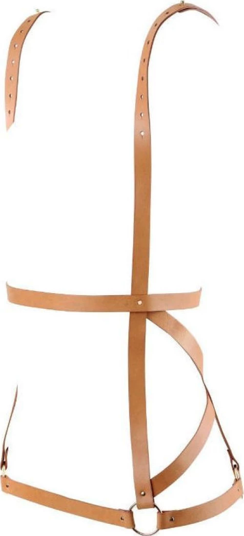 Bijoux Indiscrets Arrow Dress Harness Brown