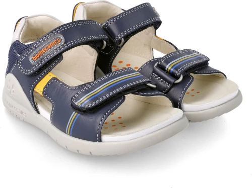 Biomecanics Δερμάτινα Πέδιλα 212191 Navy Blue
