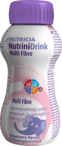 Nutricia Nutrinidrink Multi Fibre Φράουλα 200ml
