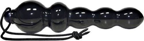 You2Toys Black Globular Anal Dildo 18cm