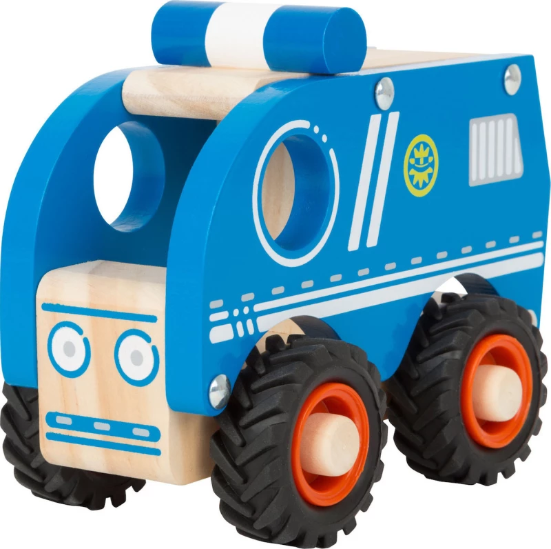Small Foot Περιπολικό Με Λαστιχένιες Ρόδες