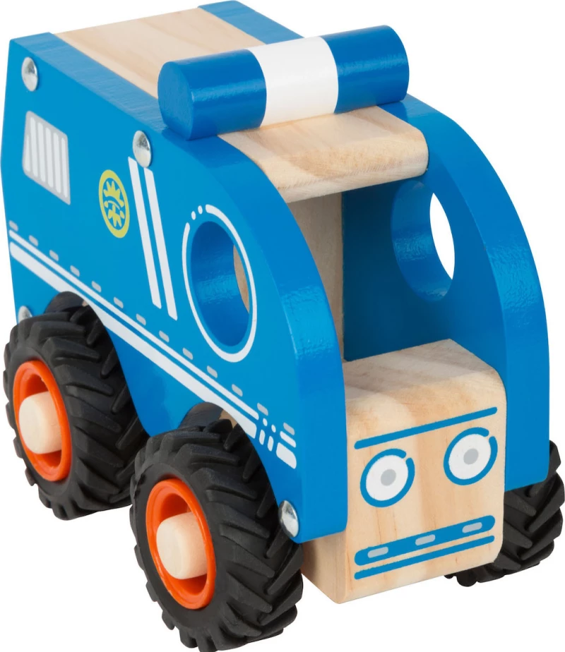 Small Foot Περιπολικό Με Λαστιχένιες Ρόδες