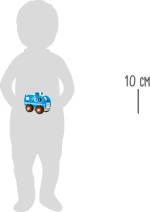 Small Foot Περιπολικό Με Λαστιχένιες Ρόδες