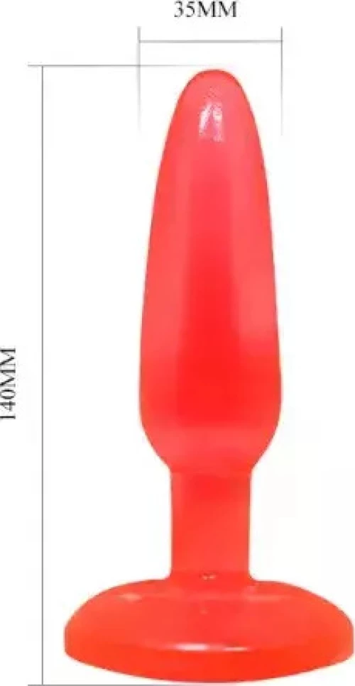 Baile Butt Plug Red 14cm