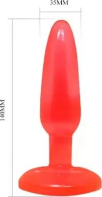 Baile Butt Plug Red 14cm