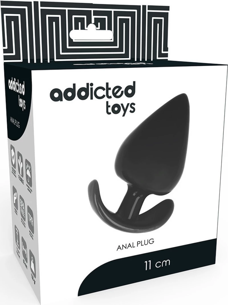 Addicted Toys Anal Plug Black 11cm