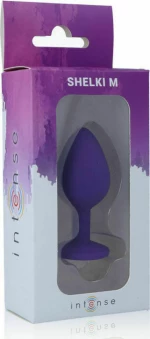 Intense Shelki M Plug Anal Purple 8cm