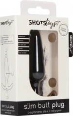 Shots Slim Butt Plug Black