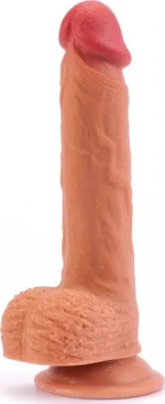 Dual-layered Silicone Dildo 21.6 εκ.