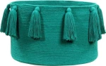 Lorena Canals Basket Tassels Emerald
