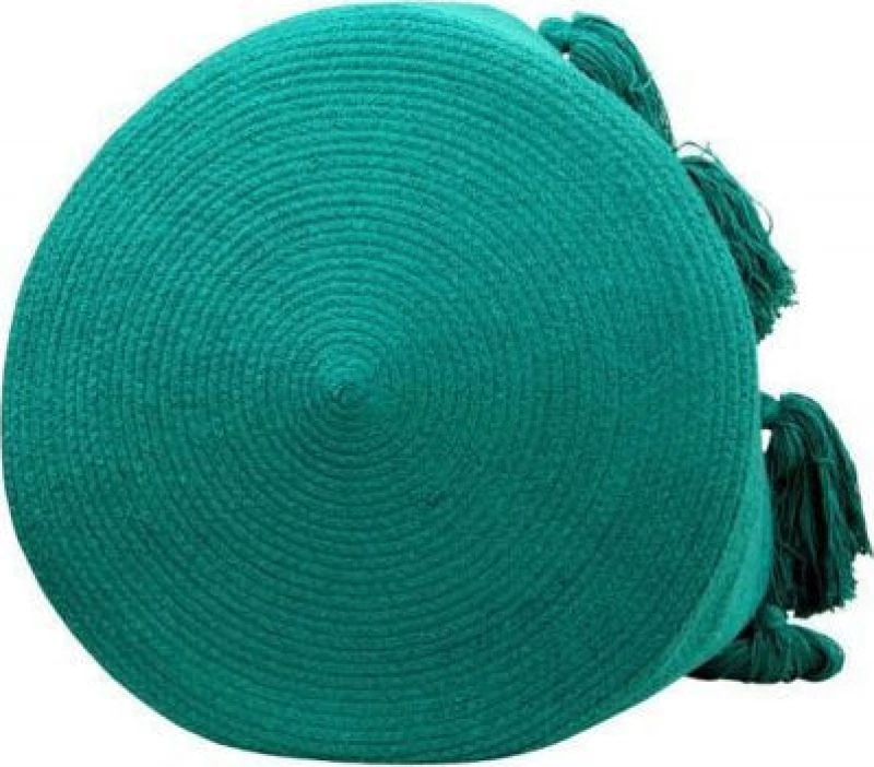 Lorena Canals Basket Tassels Emerald