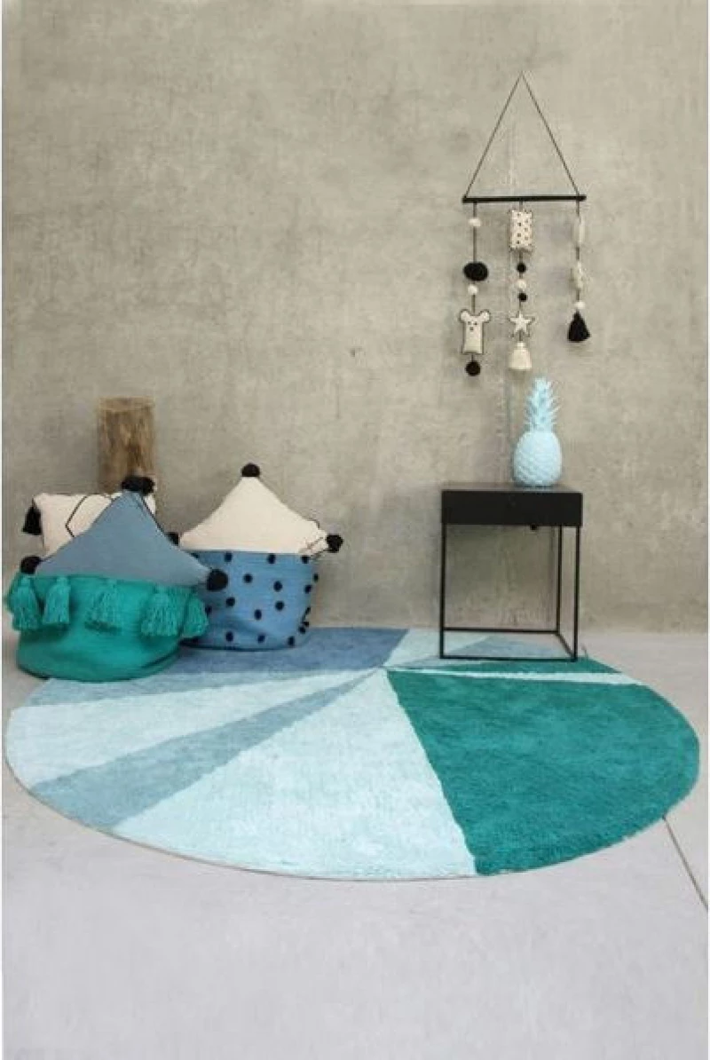 Lorena Canals Basket Tassels Emerald