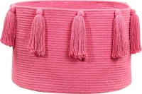 Lorena Canals Basket Tassels Fuchsia