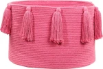 Lorena Canals Basket Tassels Fuchsia