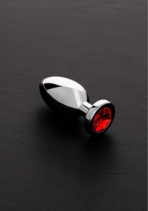 Triune - Jeweled Butt Plug Red Small