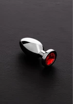 Triune - Jeweled Butt Plug Red Small