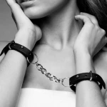 Bijoux Indiscrets Maze Thin Handcuffs Black