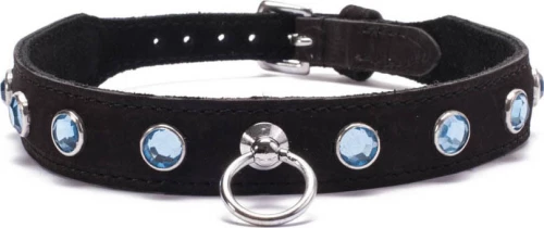 Devil Sticks Crystal Collar Light Blue
