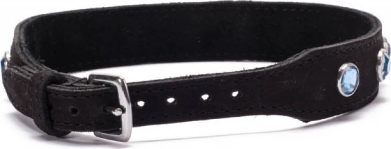 Devil Sticks Crystal Collar Light Blue