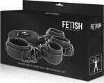 Fetish Submissive Cuff & Tether Set Black