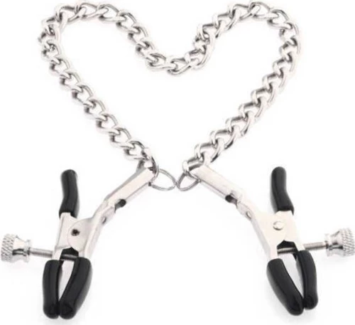 Silver Chain Nipple Clips