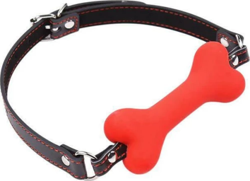 FETISH ADDICT BONE GAG RED
