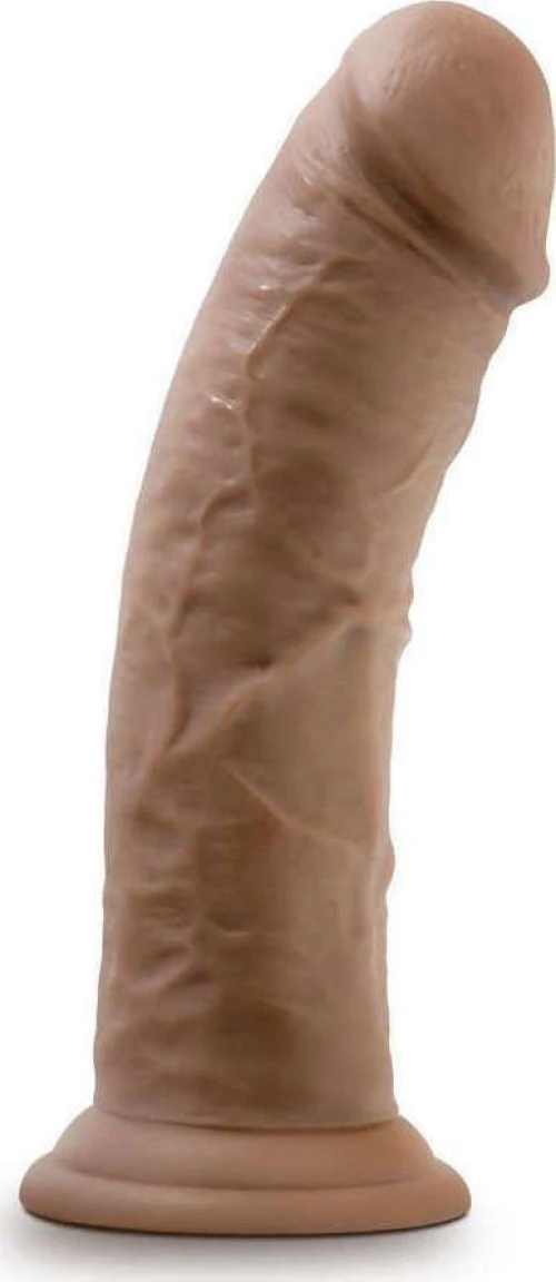 Blush Au Naturel Dildo with Suction Cup 20cm Mocha