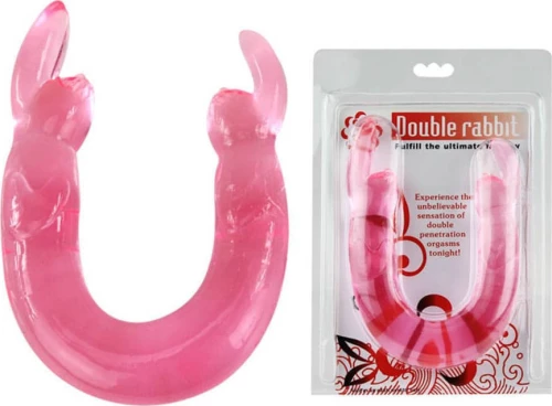 Double Heads, TPR Material, Pink