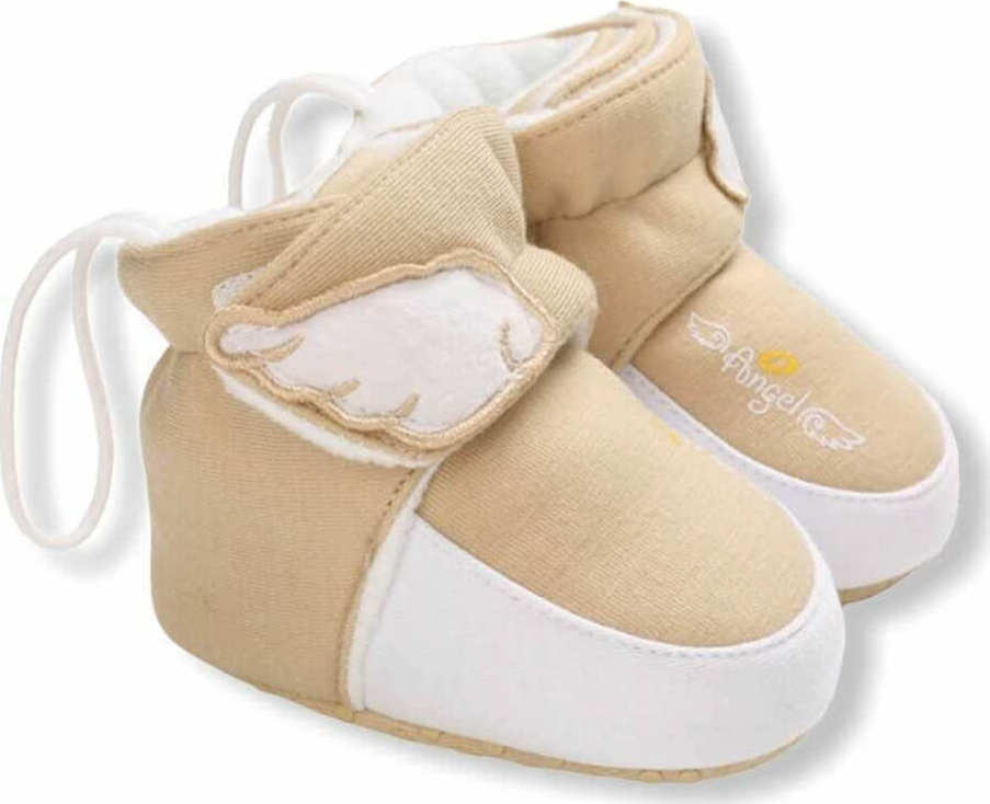Baby Angel Boots - Apricot