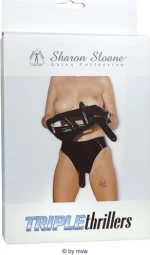 Sharon Sloane Strapon Triple Thrillers Black