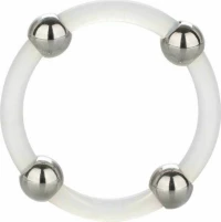 Calexotics Steel Beaded Silicone Ring Large