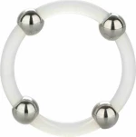 Calexotics Steel Beaded Silicone Ring Large