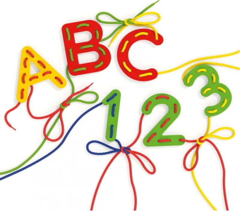 Quercetti Lacing ABC & 123