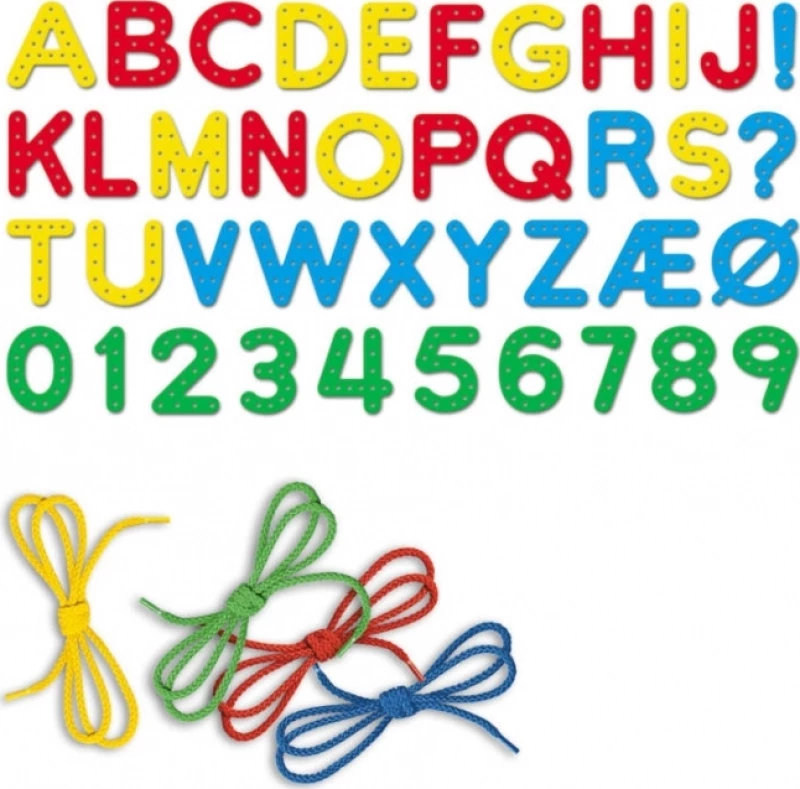 Quercetti Lacing ABC & 123