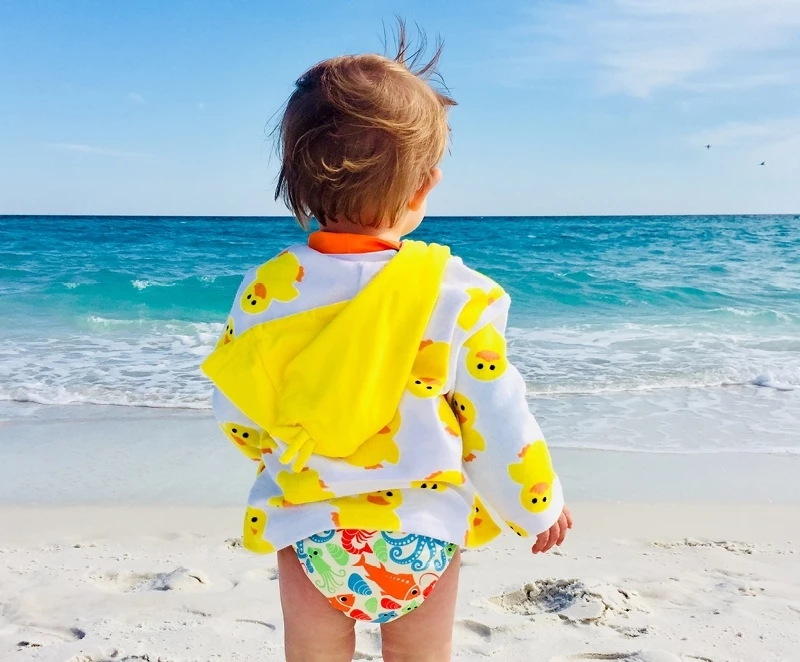 Zoocchini UPF50 Παπάκι Swim Coverup