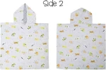 Flapjackkids UPF50+ Sloth/Zoo Πόντσο Διπλής Όψης