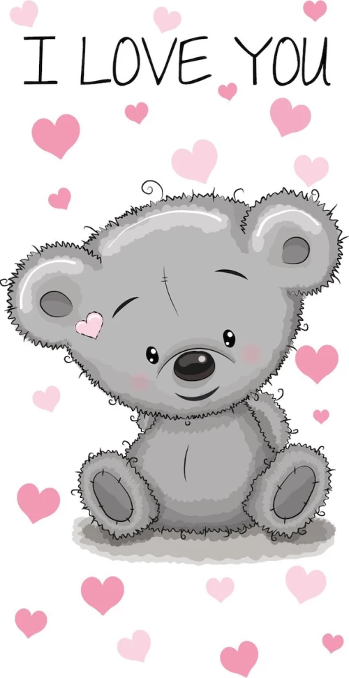 Dimcol Teddy Bear 19 70x140cm