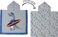 Flapjackkids UPF50+ Dino Πόντσο Διπλής Όψης