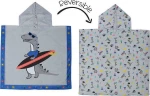 Flapjackkids UPF50+ Dino Πόντσο Διπλής Όψης