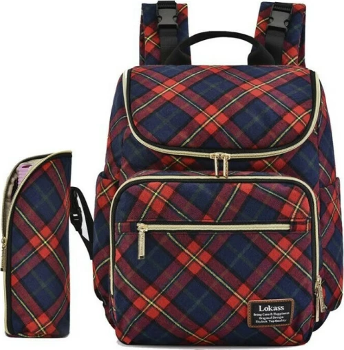 Τσάντα Πλάτης Μωρού Καρό