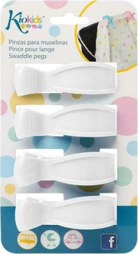 Kiokids Κλίπ Πολλαπλών Χρήσεων White