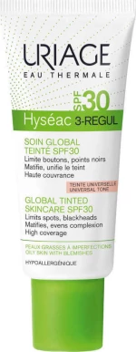 Uriage Hyseac 3-Regul Tinted Global Skin Care SPF30 40ml