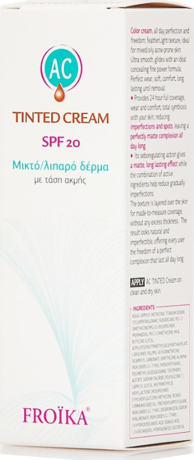 Froika AC Tinted Cream SPF20 30ml