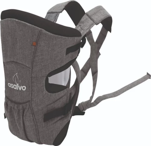 Asalvo Κλασικός Μάρσιπος Baby Carrier Grey