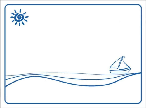 Σουπλά Βάρκα Λευκό 40x30cm (500τμχ)