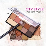 Golden Rose City Style Face & Eye Palette 01 Warm Nude