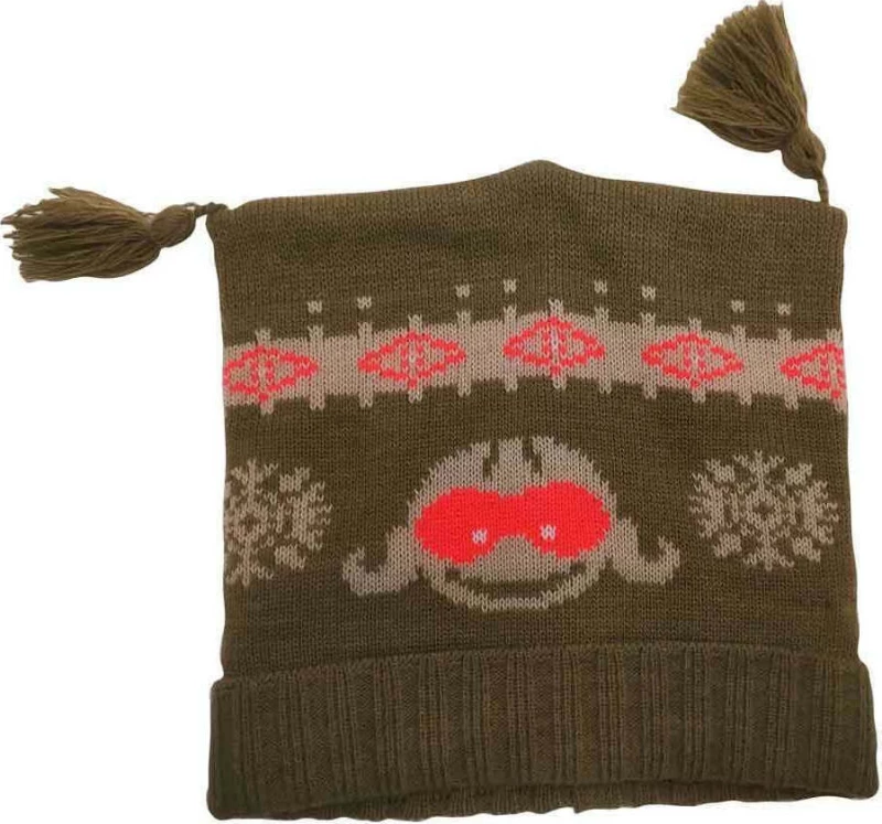 PlusMinus Beanie Zipfelmutze Brown