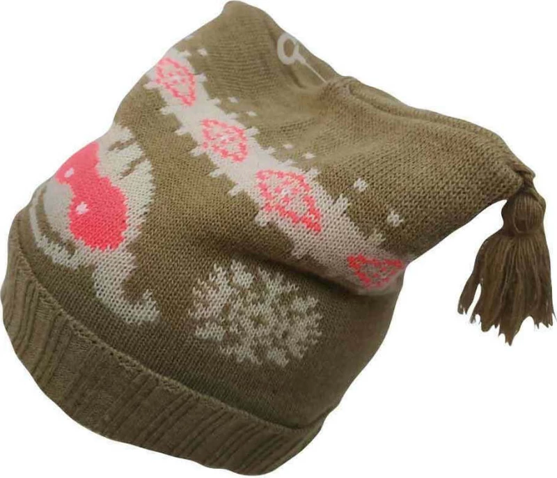 PlusMinus Beanie Zipfelmutze Brown